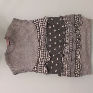 Monnalisa gray ruffles dress